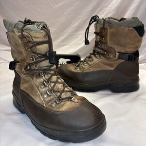 Sorel Conquest Boots Mens 10 M Waterproof Insulated Leather Winter Snow Tan
